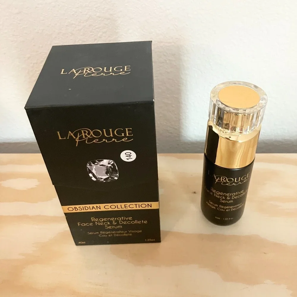 La'Rouge Pierre Obsidian Regenerative Face Neck Decollete Serum New‎